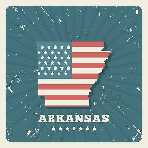 arkansas map