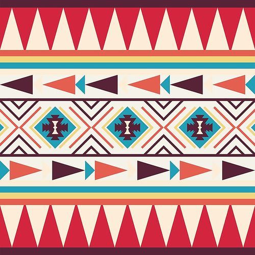 seamless tribal pattern