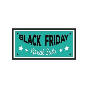 black friday sale label