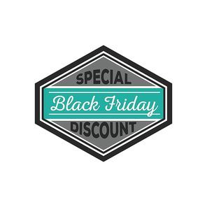 black friday sale label