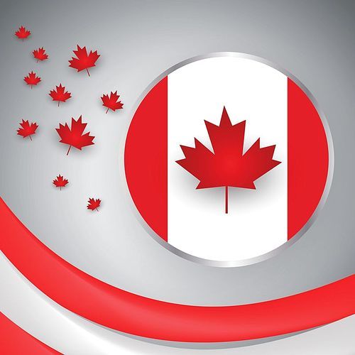 canada flag background