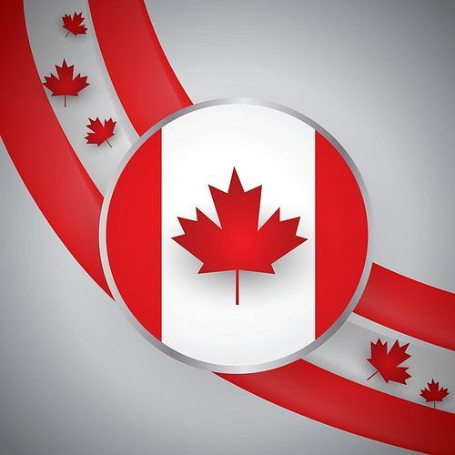 canada flag background