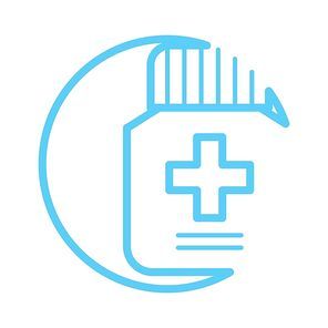 medical bottle icon