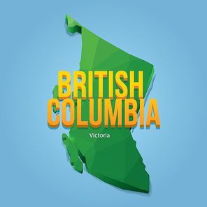 map of british columbia