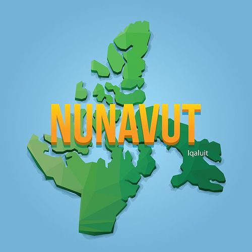 map of nunavut