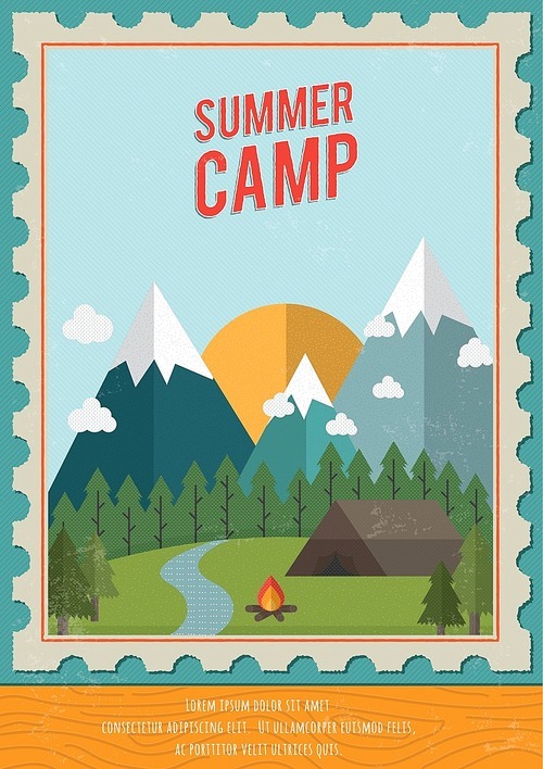 summer camp poster