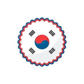 south korea flag icon