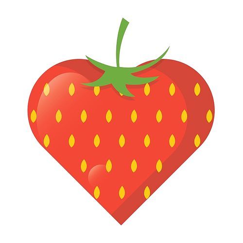 heart shaped strawberry