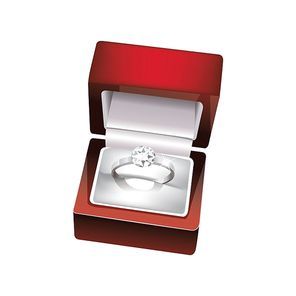 diamond ring in a box