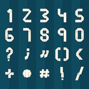 set of mathematical icons