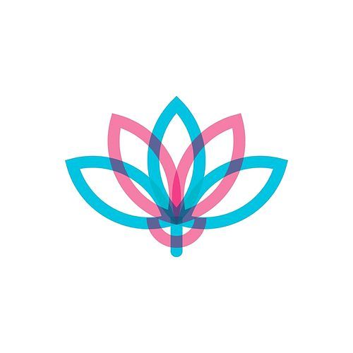 flower logo element