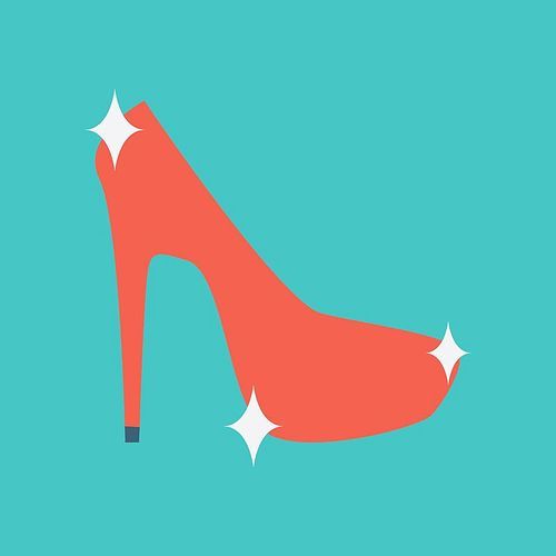 high heel shoe