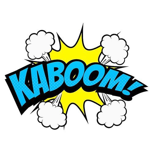 comic bubble kaboom