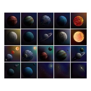 set of celestial bodies