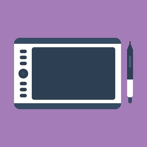 graphics tablet and pen