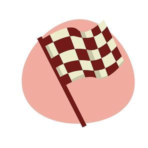 checkered flag