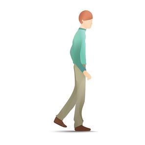 man walking