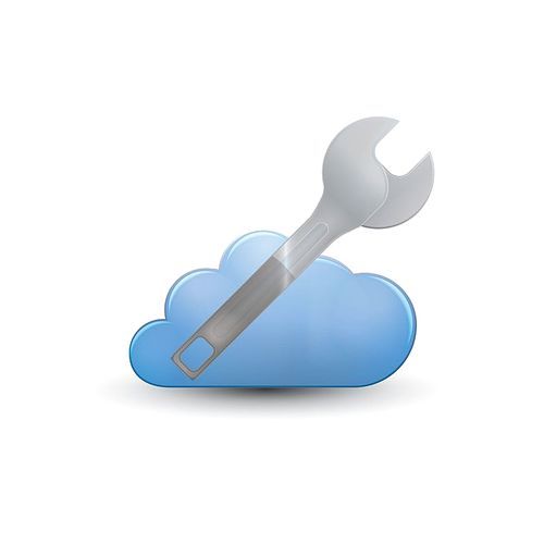 wrench with cloud