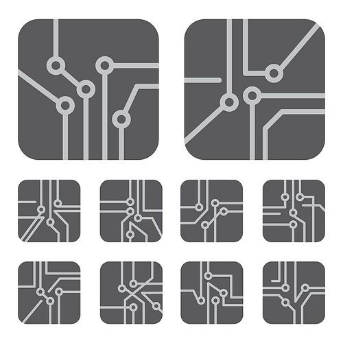 collection of circuit board designs