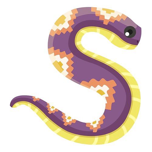 Letter s for snake