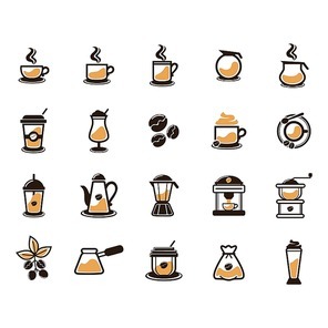 collection of coffee related items