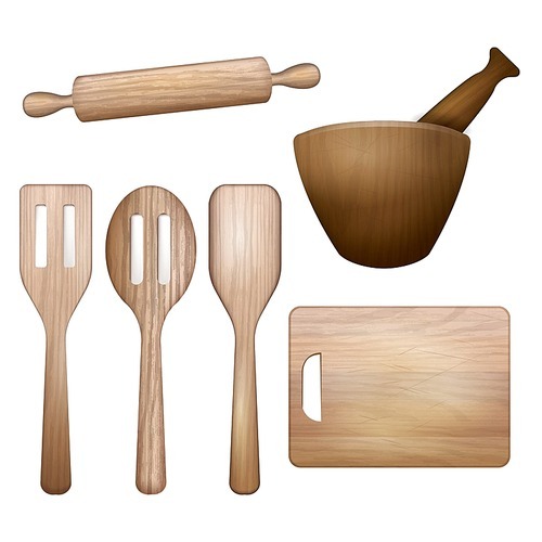 set of kitchen equipments