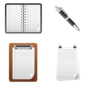 set of stationery