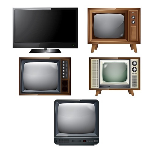 set of televisions