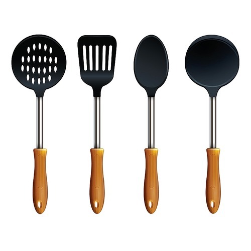 collection of kitchen utensils