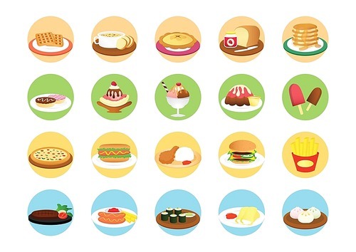 junk food icons