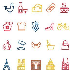 set of france icons