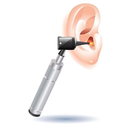 ear and otoscope