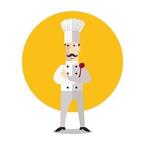 chef with spoon