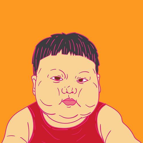 fatty boy sketch