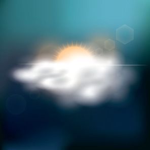 sun and clouds