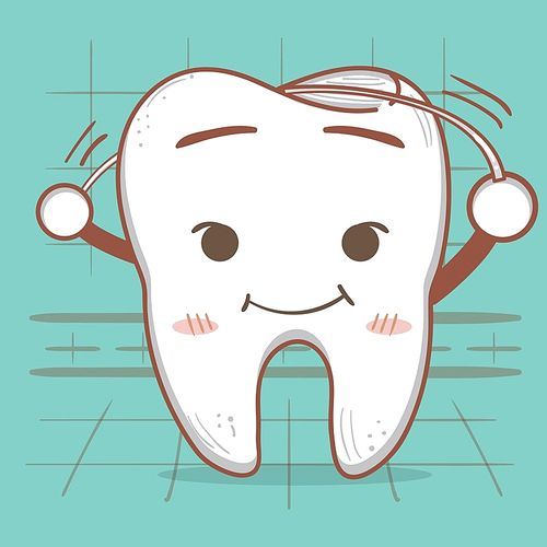 tooth using floss thread