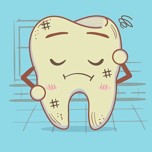worried tooth