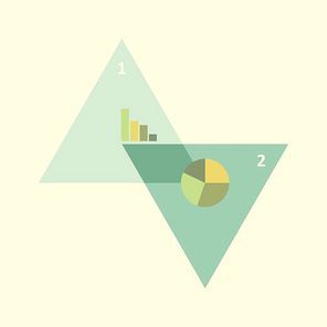 triangle geometric infographic