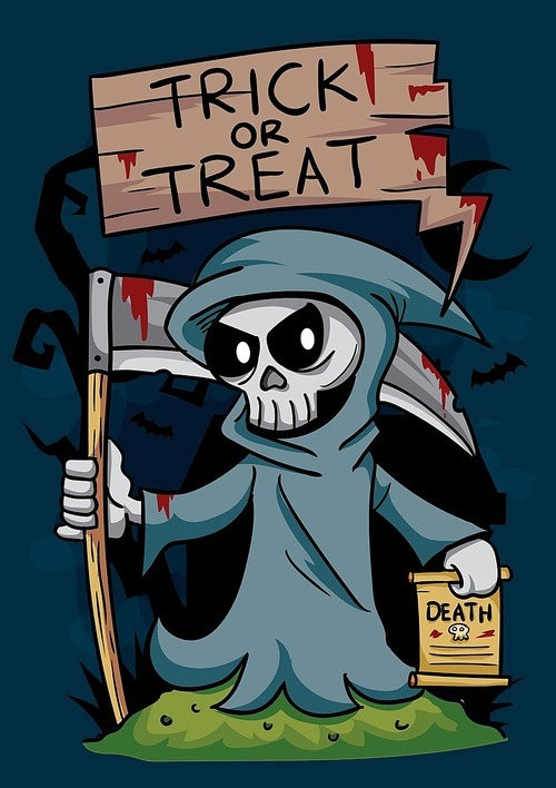 trick or treat grim reaper