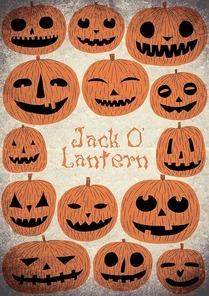 jack-o-lantern background