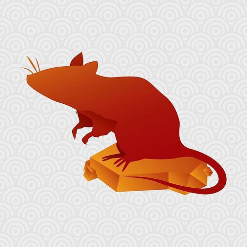 chinese zodiac rat figurine