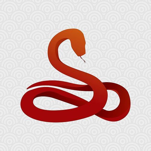chinese zodiac snake figurine
