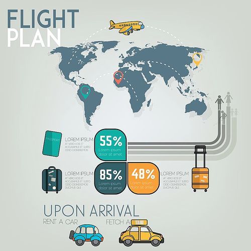 flight plan infographic