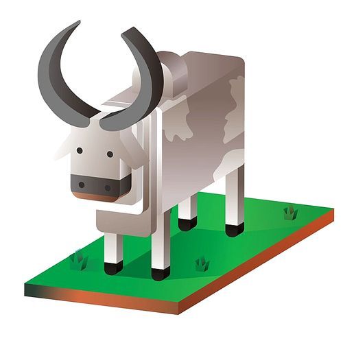 isometric bull