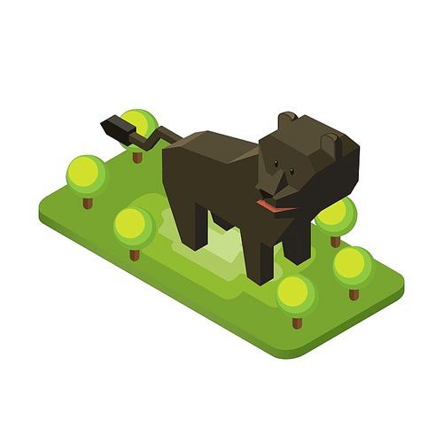 isometric panther