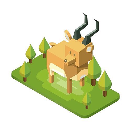 isometric impala