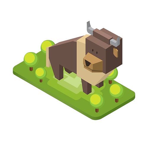 isometric bull