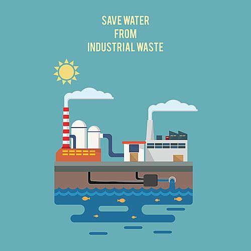 save water from industrial waste