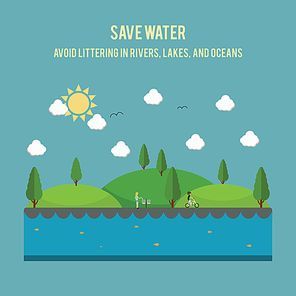 save water concept