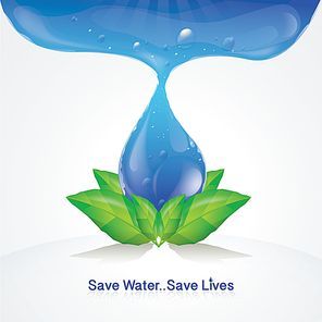 water conservation concept